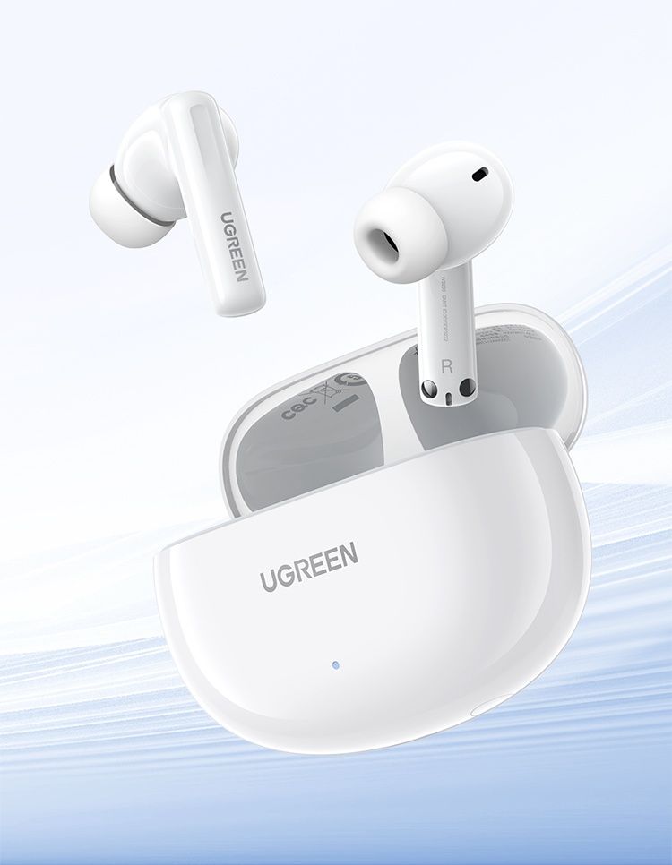 Новинка TWS навушники Ugreen HiTune T6. LDAC Bluetooth 5.3. ANC