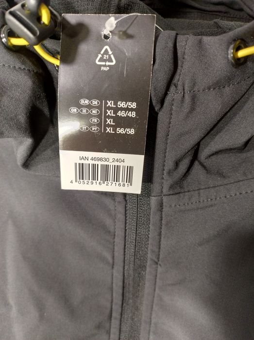 Kurtka męska XL 56/58 Softshell Crivit