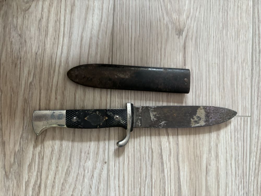 Stary niemiecki nóż z czasow wojny