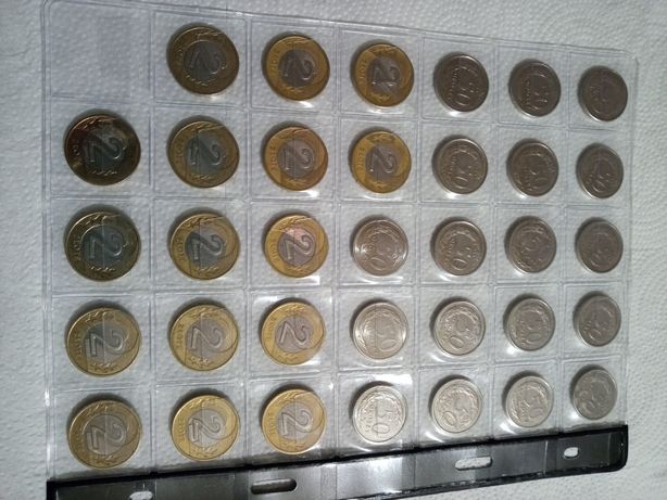 Monety obiegowe zestaw 2 zl i 50 gr