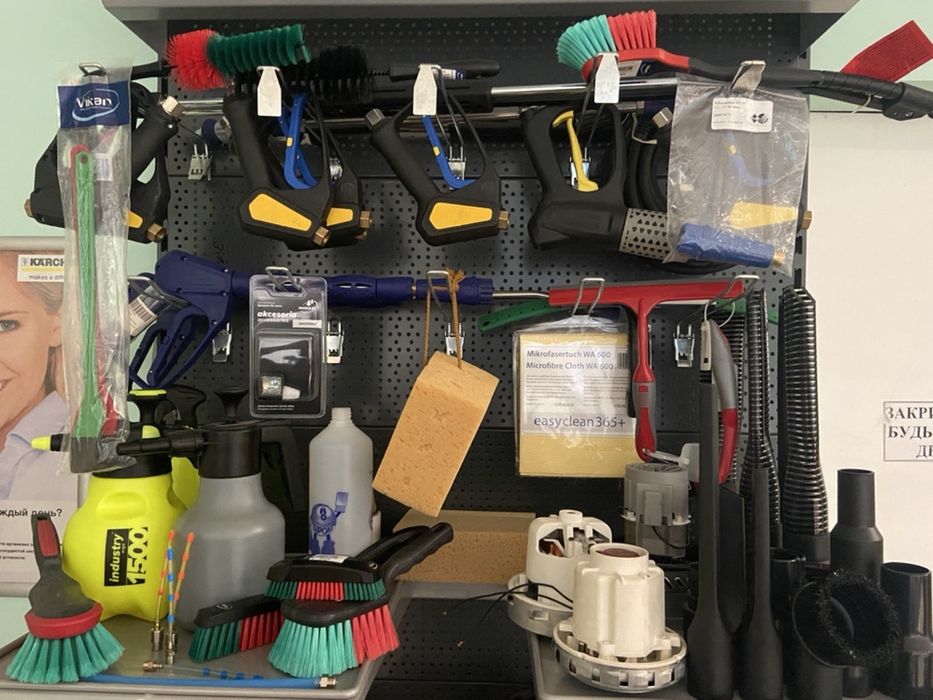 Щетки, кисти, стяжки для детейлинга авто Koch, пр-во Vikan Дания