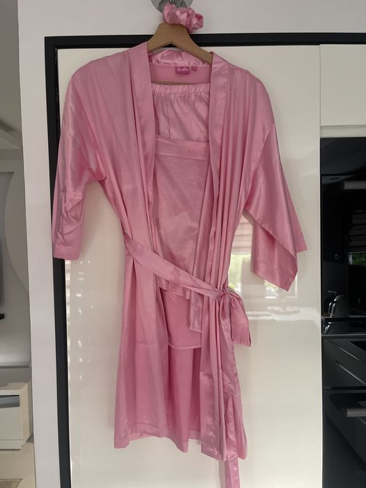 Komplet pizama szlafrok barbie