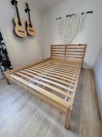 Rama łóżka ikea drewniana
