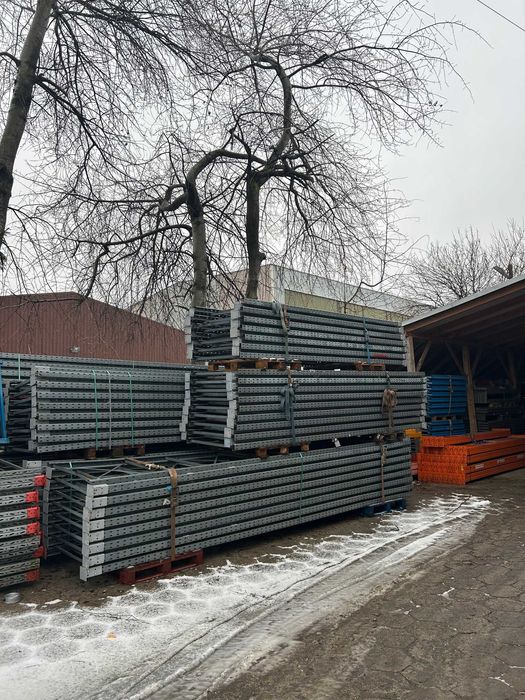 Regały magazynowe paletowe przemysłowe mocne dexion ramada H=250cm