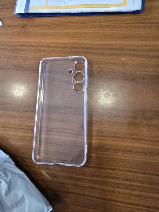 S24 Plus Capa de silicone transparente
