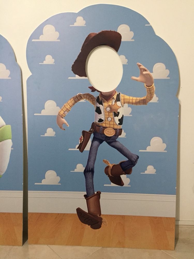 Placa de para fotos do Buzz e Woody ToyStory