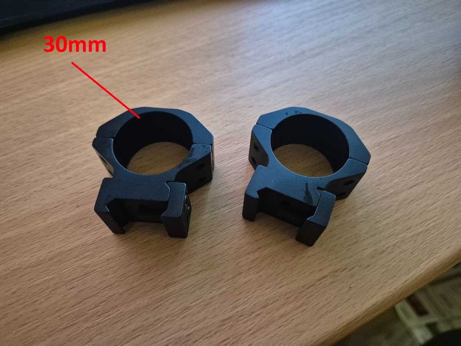 Montaż do lunet 30mm dwuczęściowy na picatinny