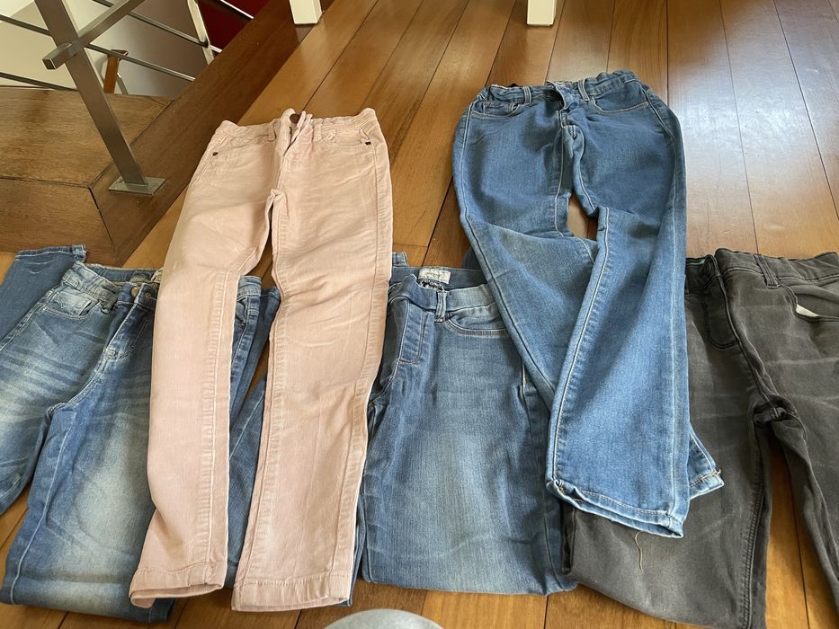 Calças menina tamanho 10 anos