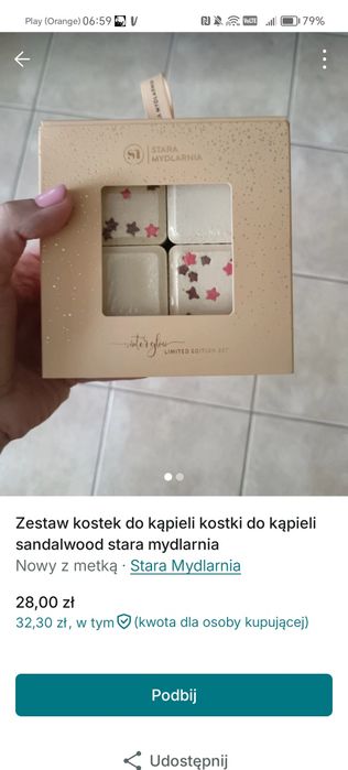 Zestaw kostek do kąpieli