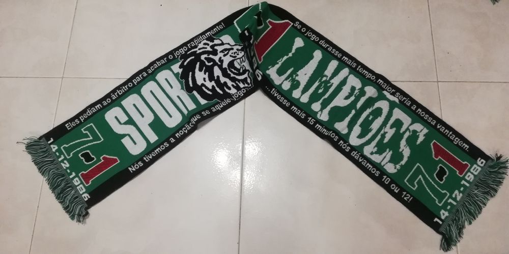 Cachecol do Sporting 7 Lampioes 1