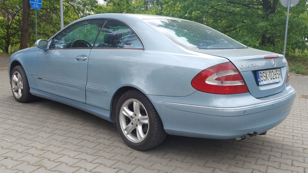 Mercedes CLK200 Kompressor z gazem LPG Android klima 2002r Zamiana