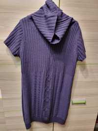 Używany,długi,ciepły damski sweter(wysoki golf,krótki rękaw) Esmara