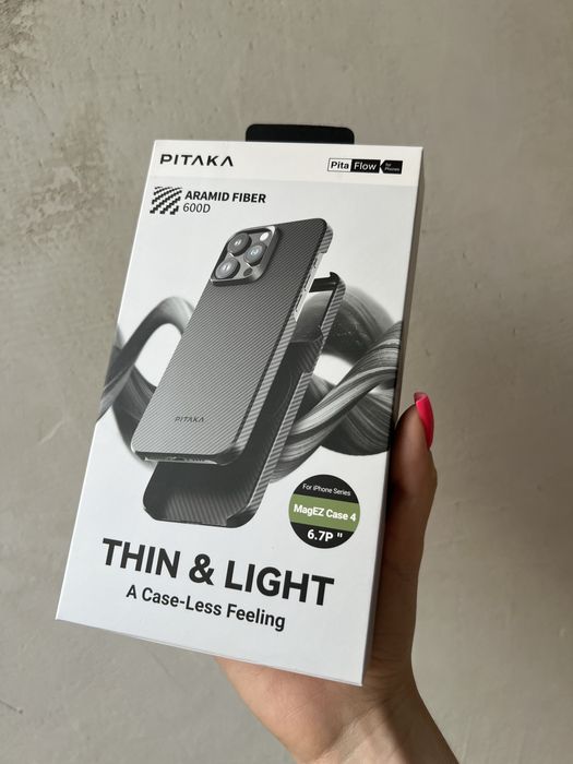 Оригінальні чохли PITAKA iPhone 15/16 Pro Max в асортименті