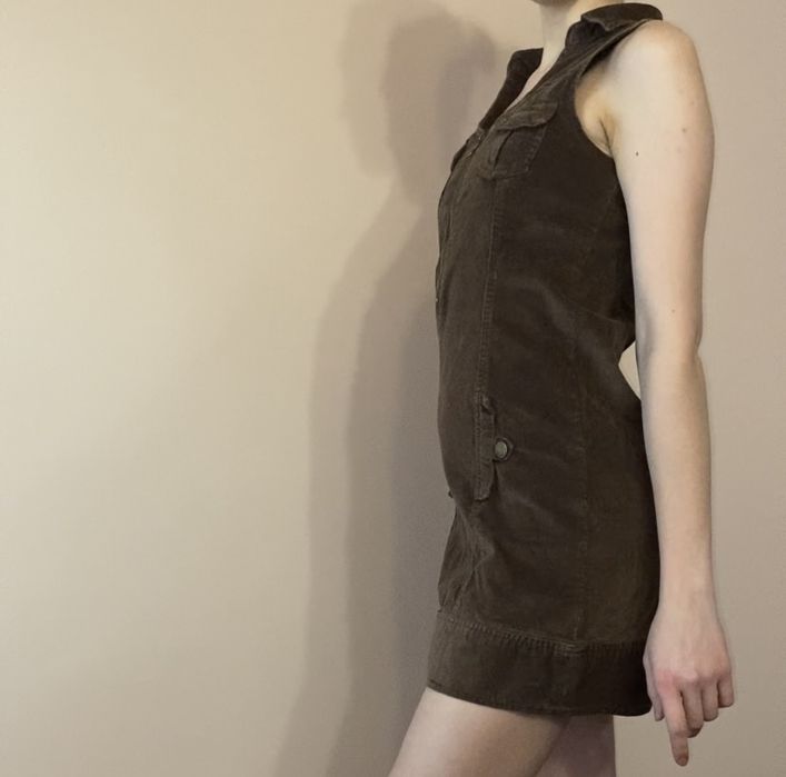 Плаття сарафан коричневий s