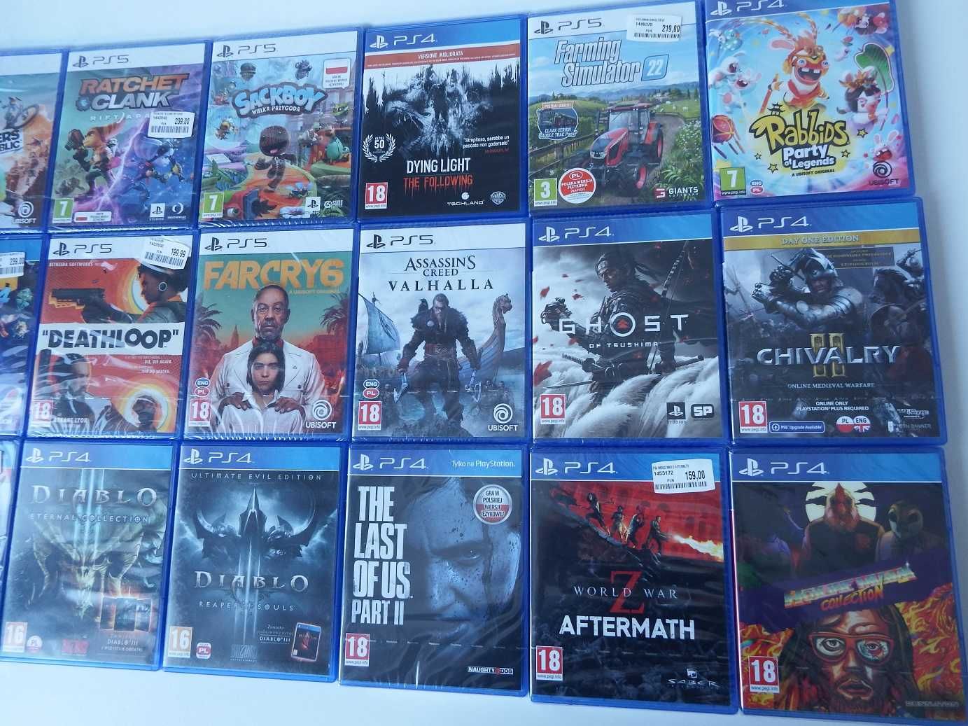 GRY PS4 PS5 najlepsze tytuły GRY PLAYSTATION kutno ps4 ps5