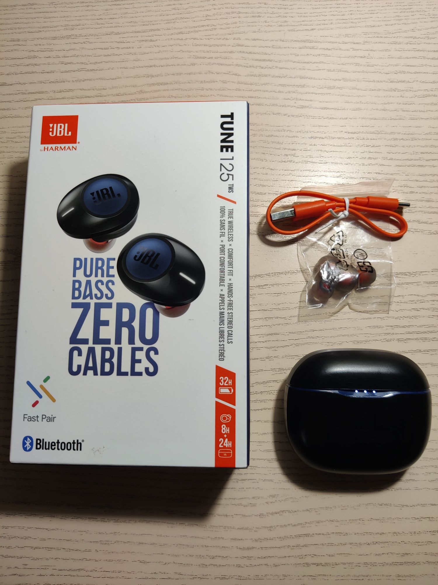 Навушники JBL TWS 125 Black