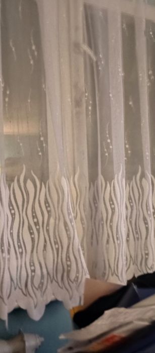 Duża Firanka do pokoju Salonu