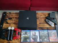 PlayStation 4 Pro Plus pady , gry i move!!