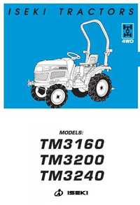Instrukcja obsługi ciągnika Iseki TM 3160, 3200, 3240  PL