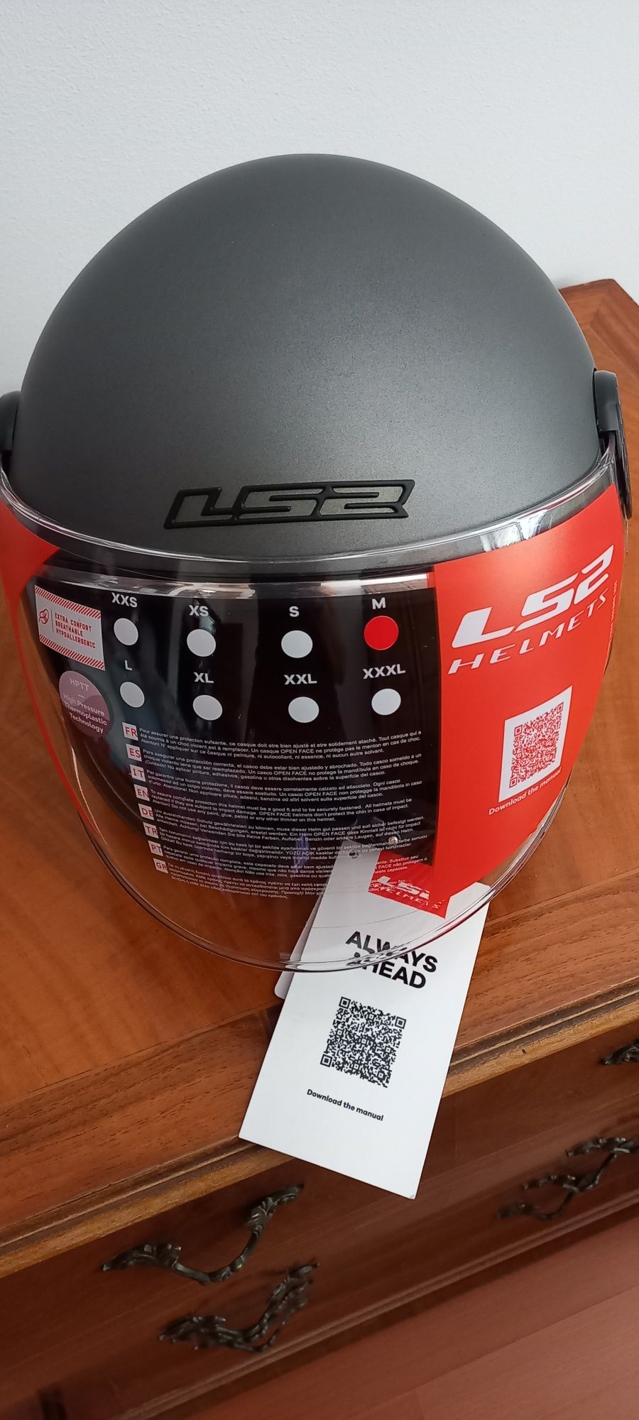 Capacete de mota