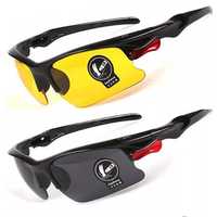 Тактичні окуляри з жовтим та затемненими лінзами!