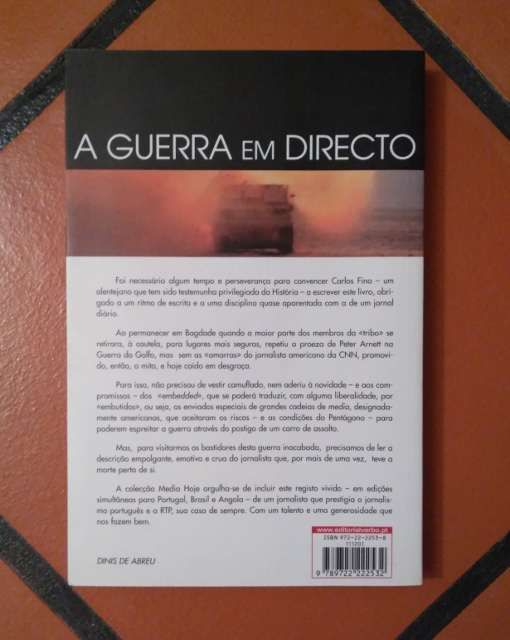 "A Guerra em Directo" de Carlos Fino - Novo