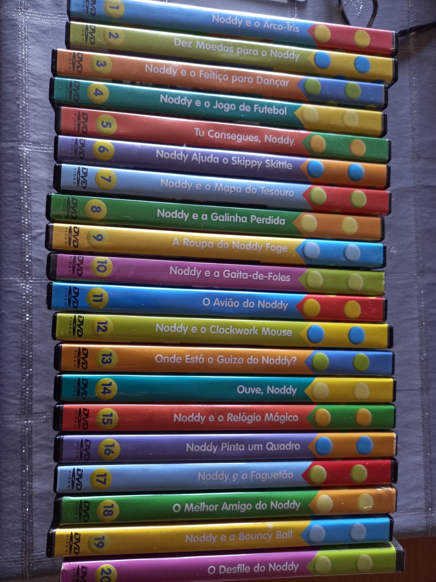 Coleção 20 DVD do Noddy para aprender inglês