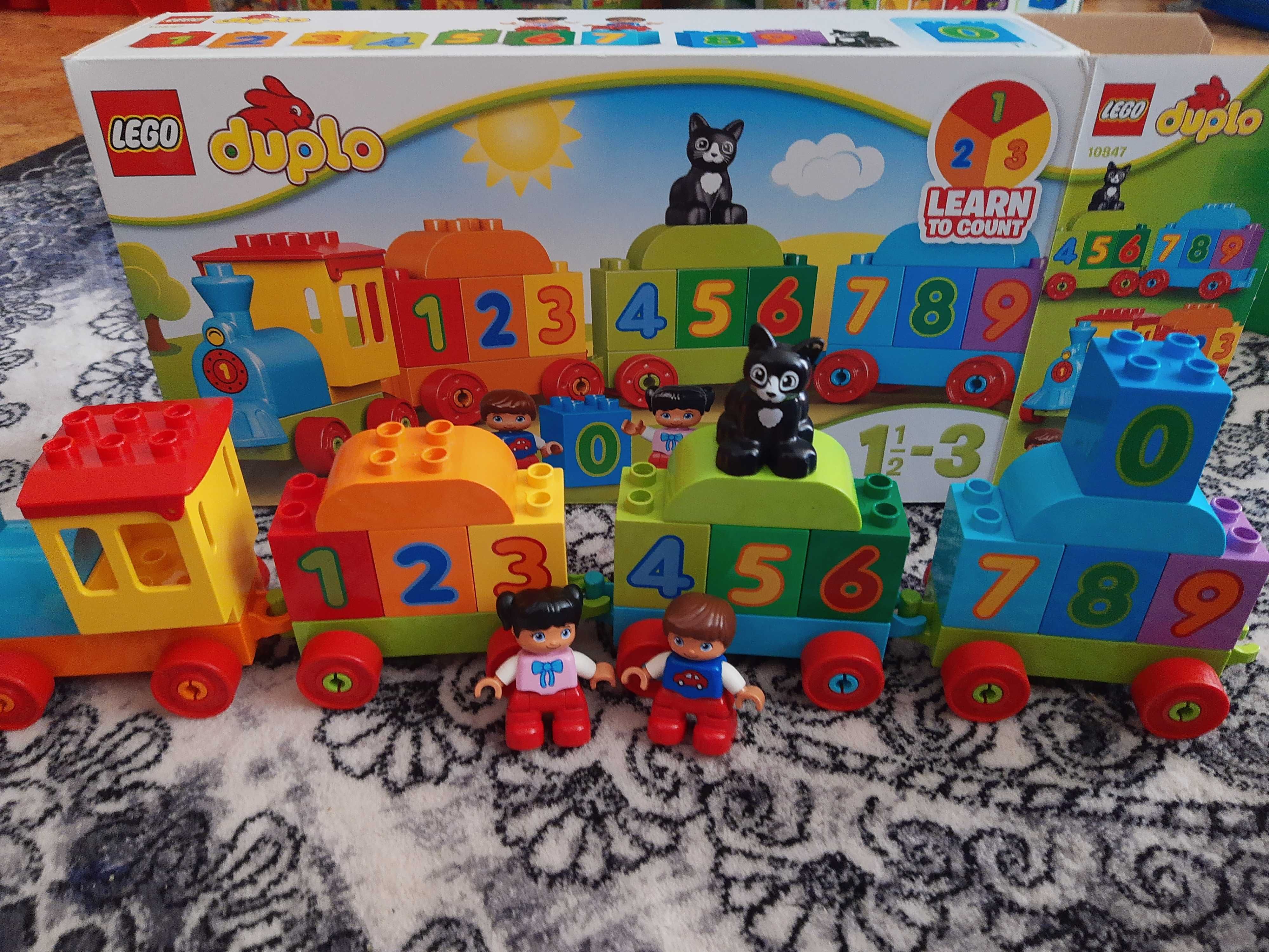 LEGO Duplo 10847 Pociąg z cyferkam PUDEŁKOi