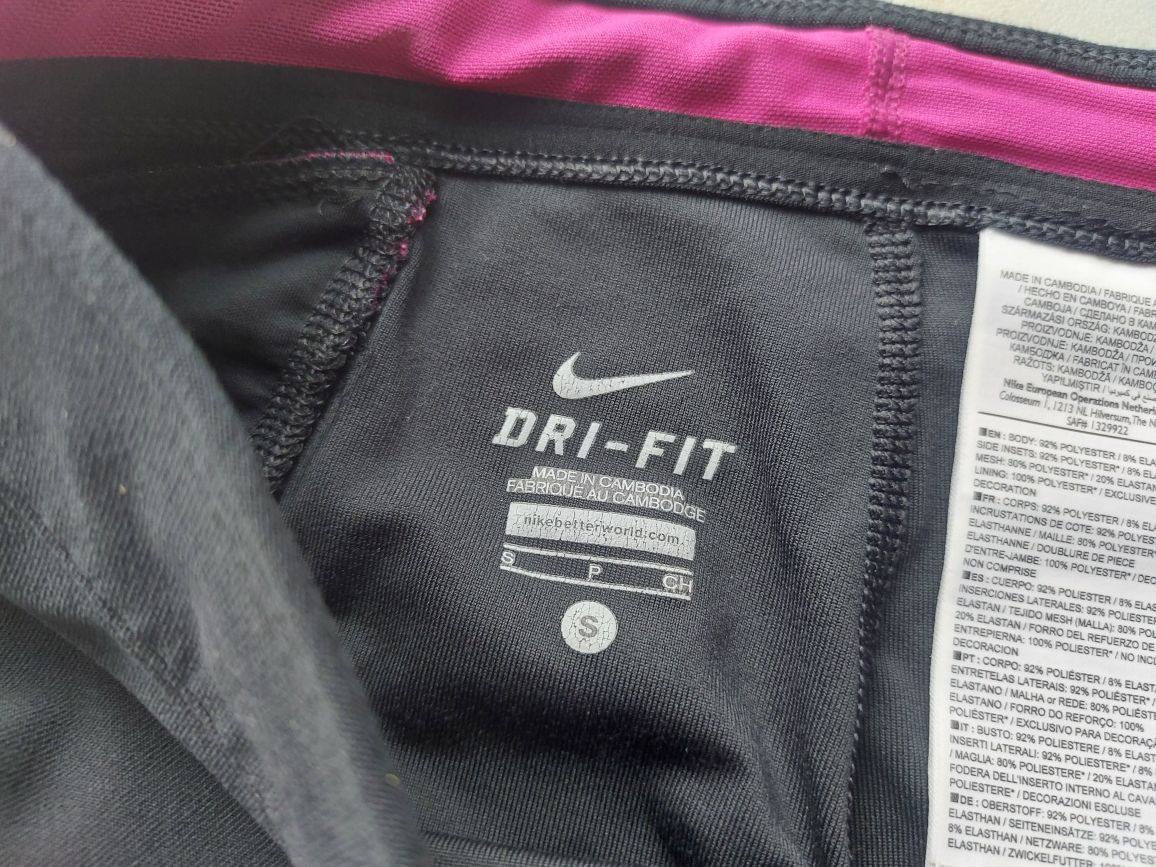 Legginsy Nike dri-fit running rybaczki