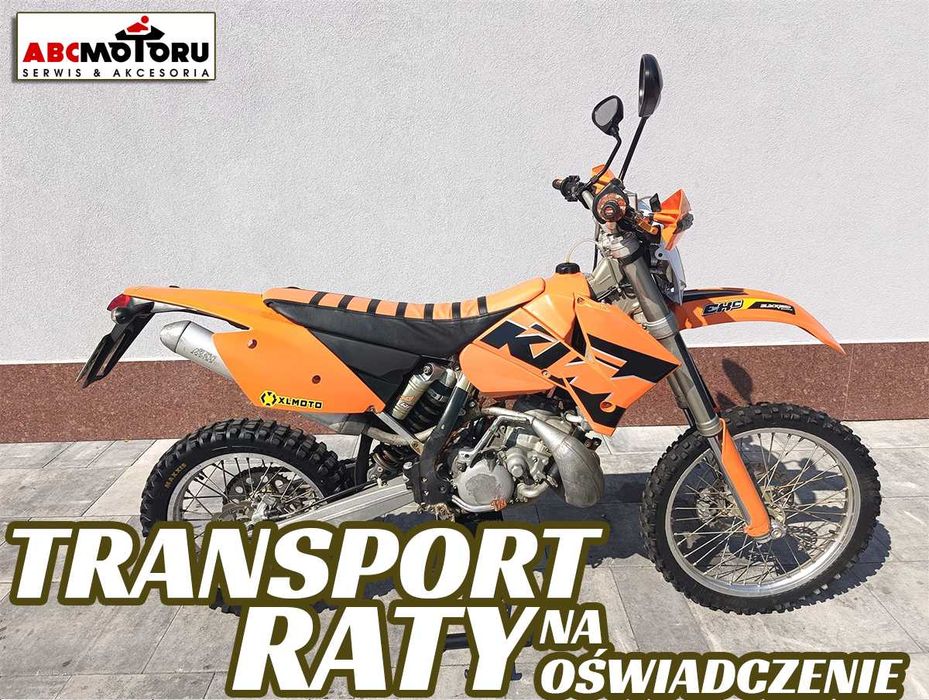 KTM EXC 200 2t, 2005 r. dokumenty, raty na oświadczenie, transport!