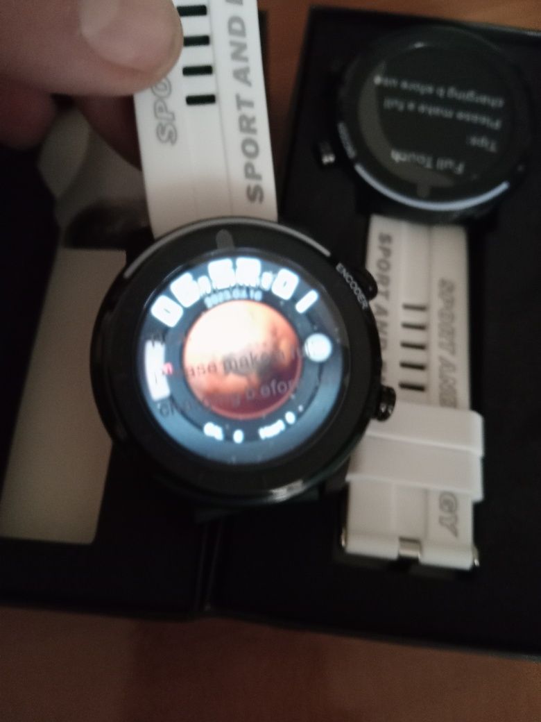 Nieinwazyjny glukozy we krwi Smartwatch ECG + PPG termometr