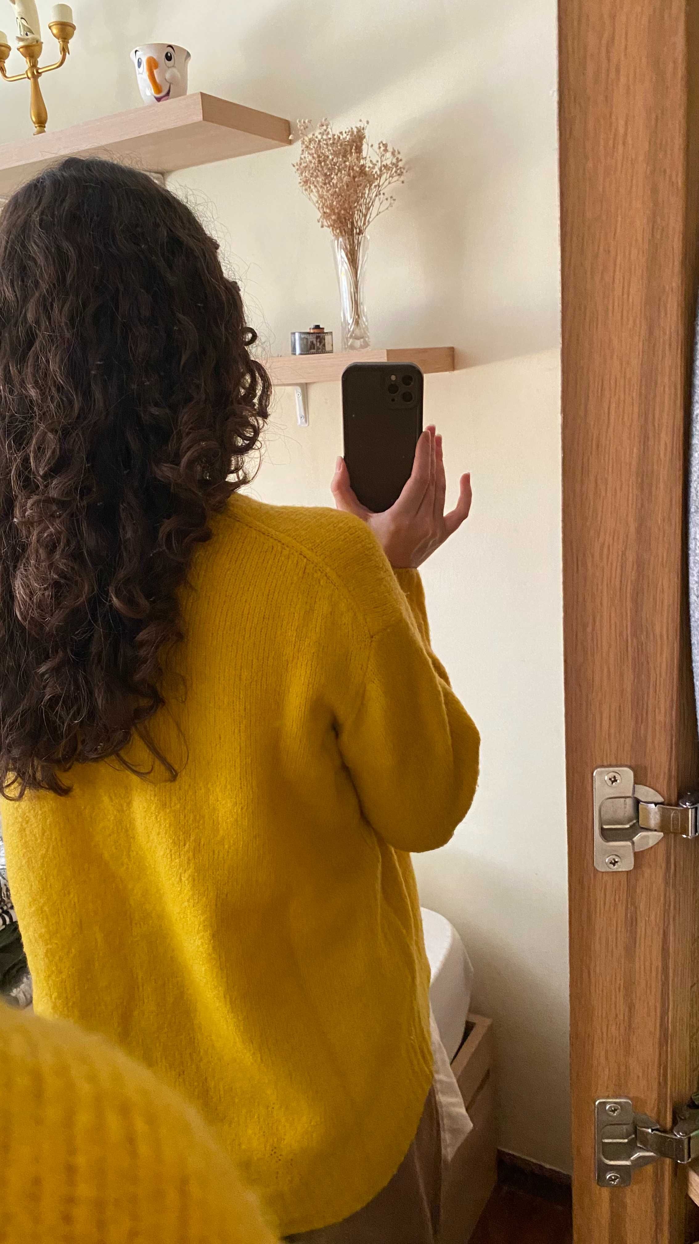 Camisola de malha Amarela Mostarda Zara Oversize