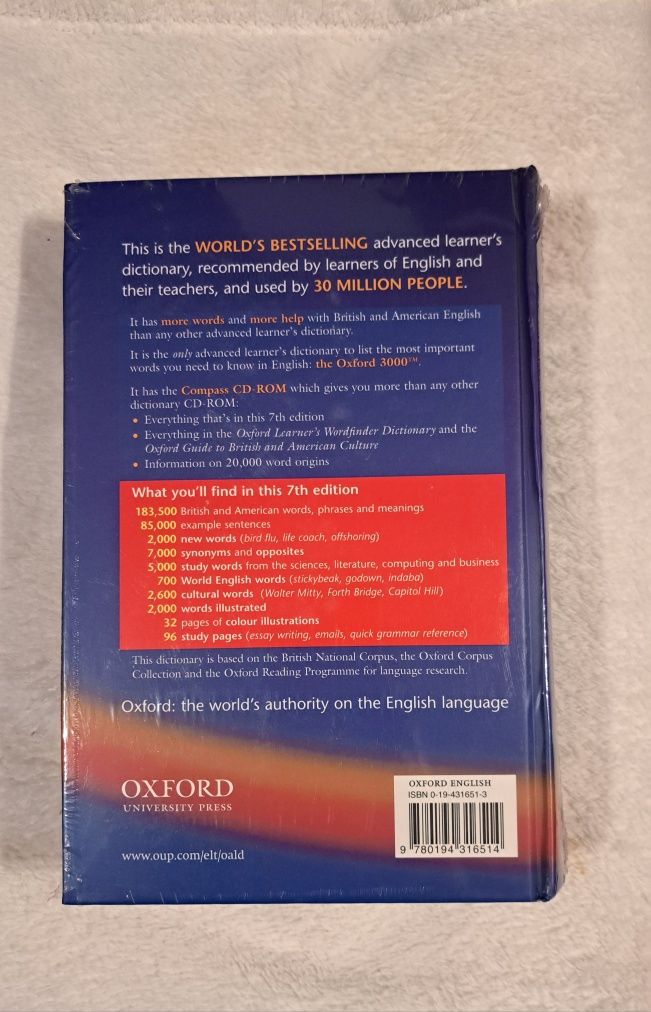 Oxford Advanced Learner's Dictionary nowy zafoliowany