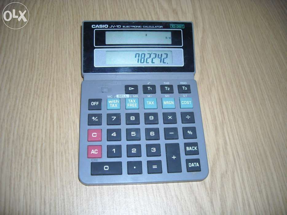 Máquina de calcular casio jv-10