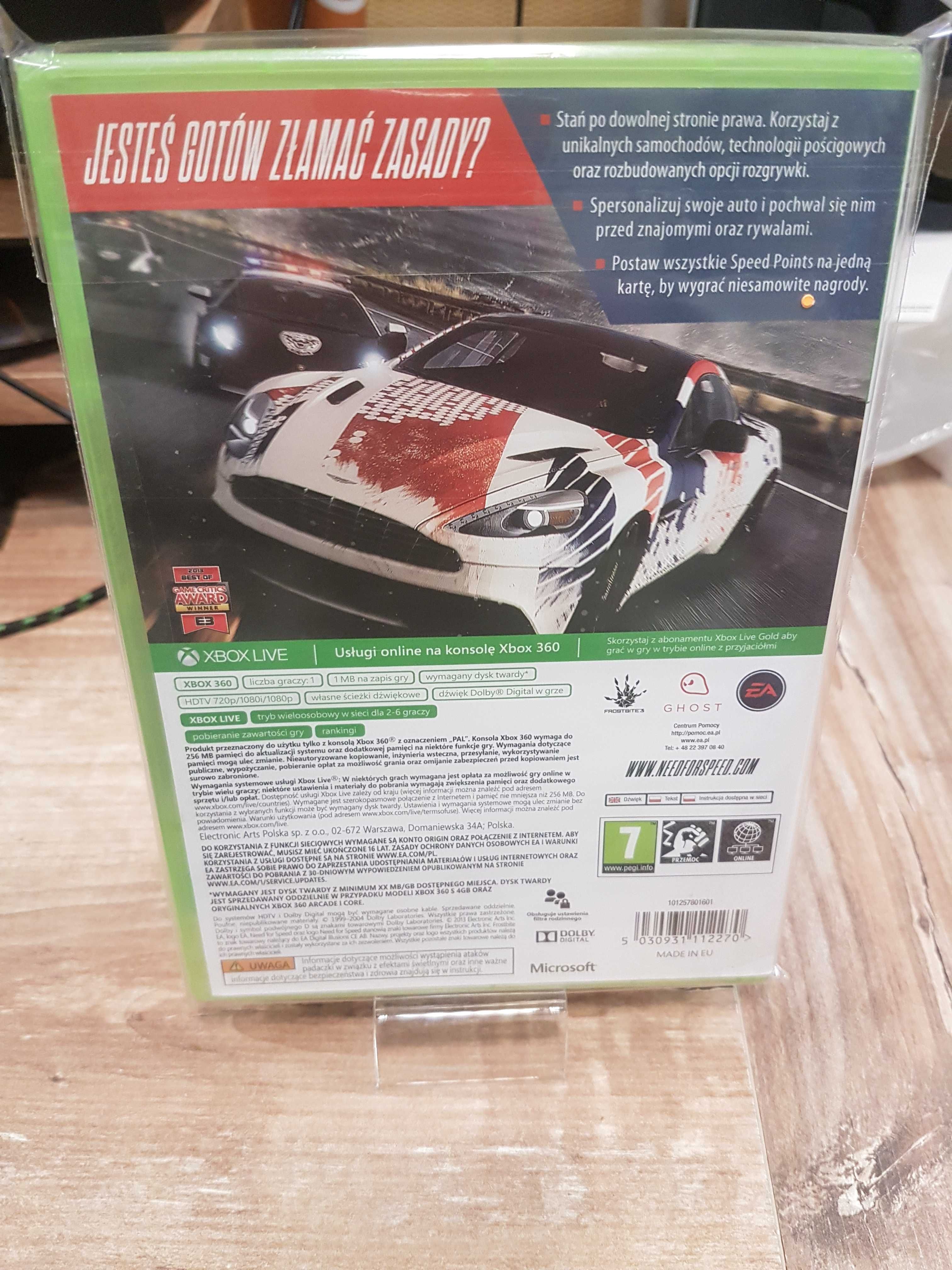 Need for Speed Rivals XBOX 360 nowa, Sklep Wysyłka Wymiana