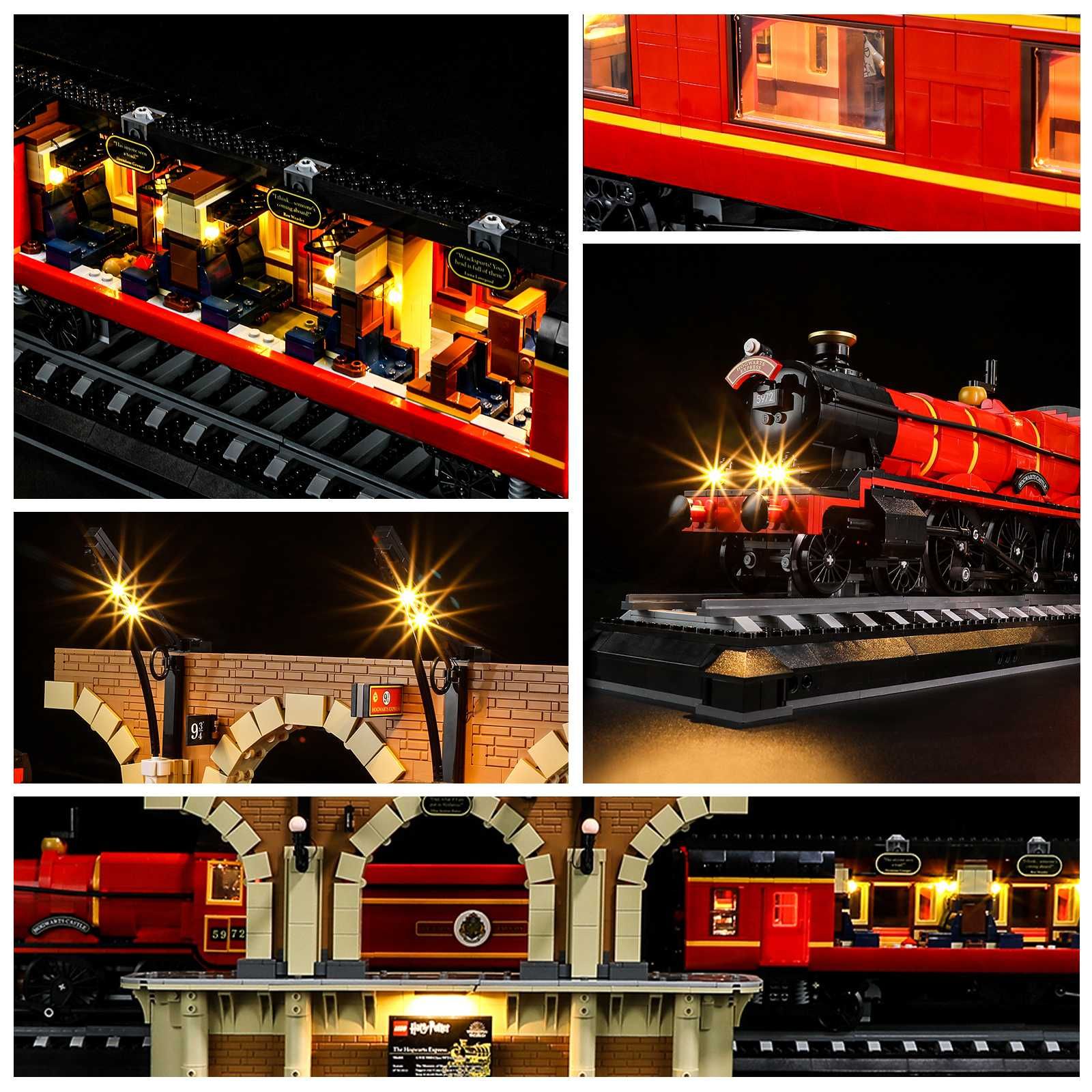 Oświetlenie do zestawu Lego Ekspres do Hogwartu 76405 Harry Potter