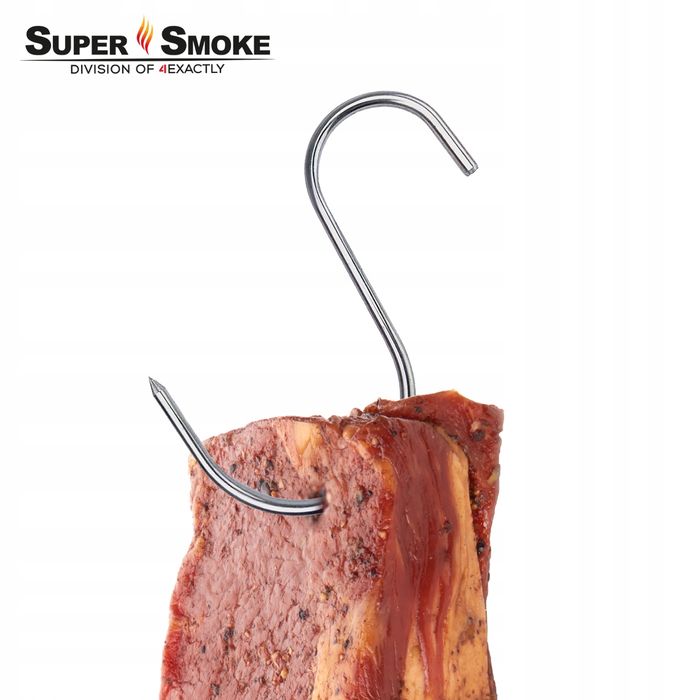 Hak Wędzarniczy Super Smoke typu "S" do wędlin 4 mm 11 cm Premium