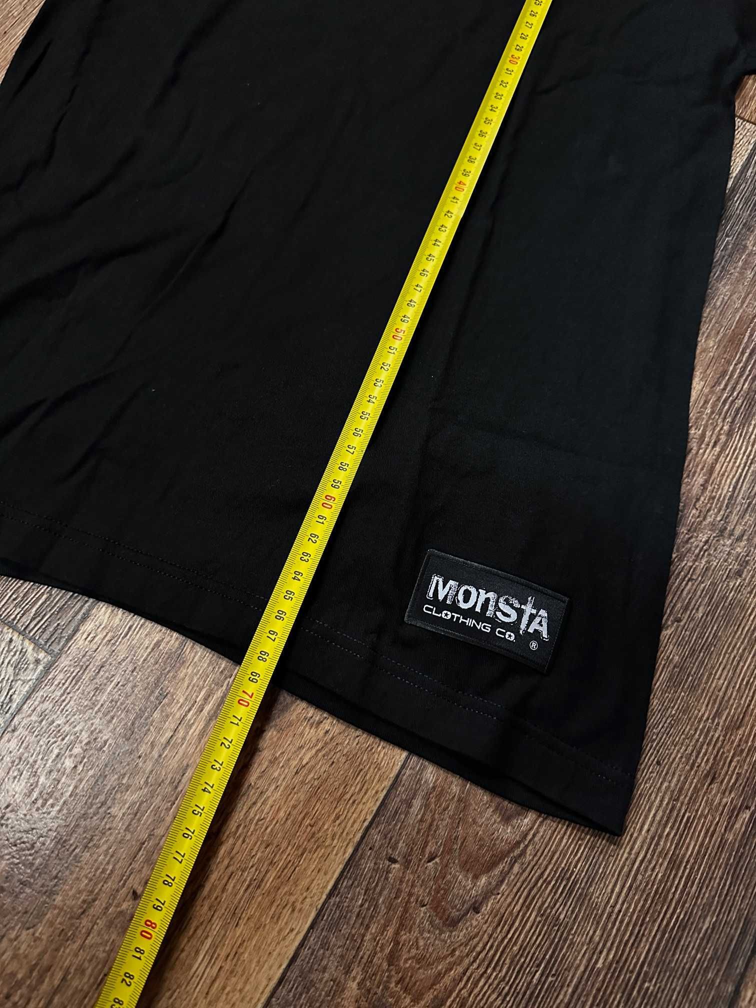 T-shirt męski M017 Black MONSTA r.S #297