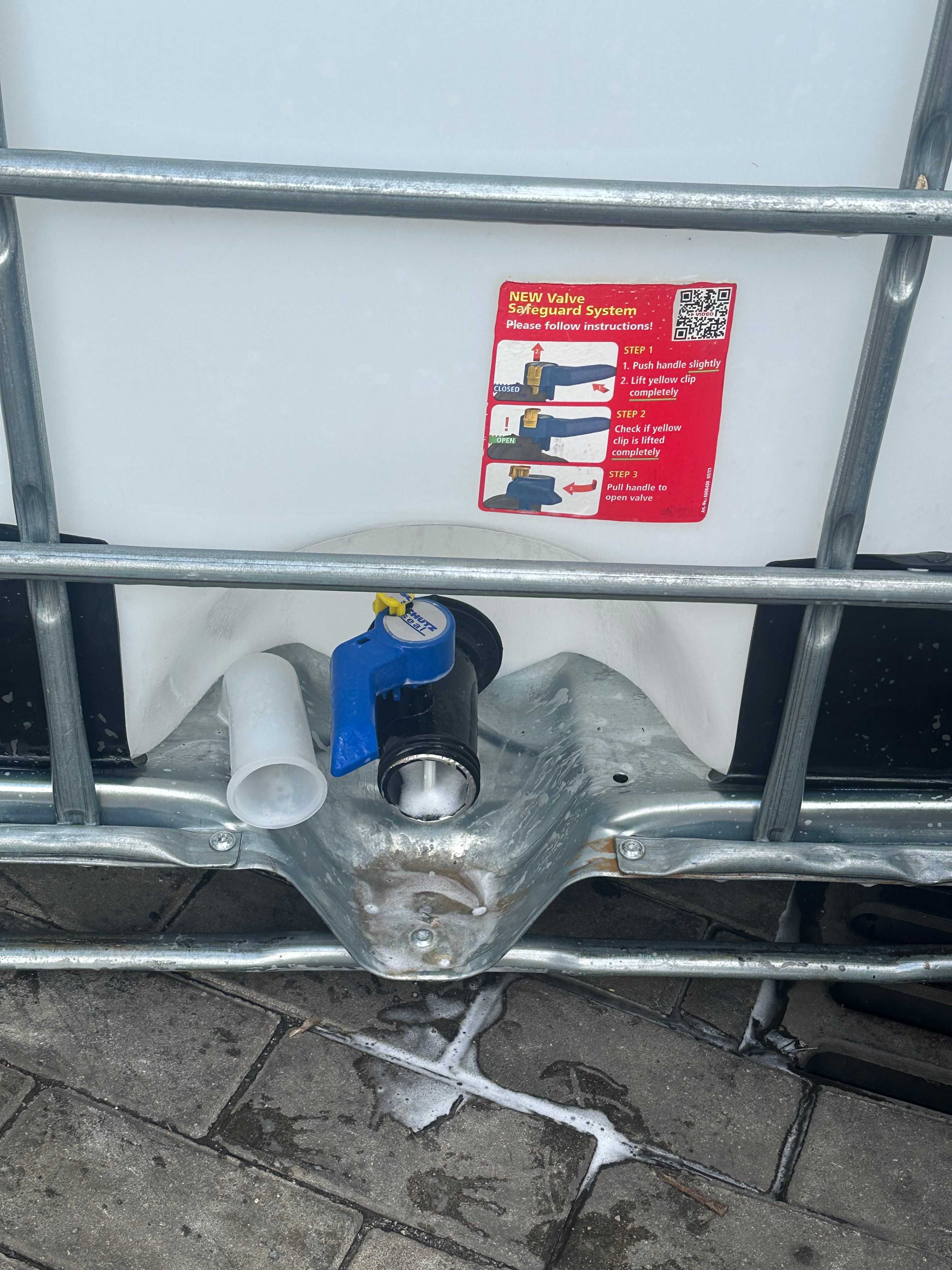 1000 l zbiornik MAUZER kontener IBC paletopojemnik woda deszczówka