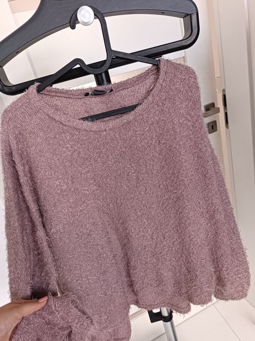 Sweter Primark XL 42 14 damski puchary brudny róż
