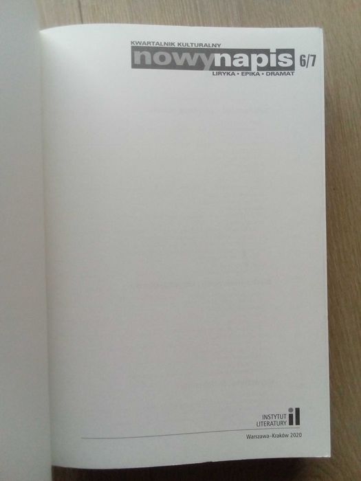 Nowy Napis, nr 6/7 temat: "Solidarność"