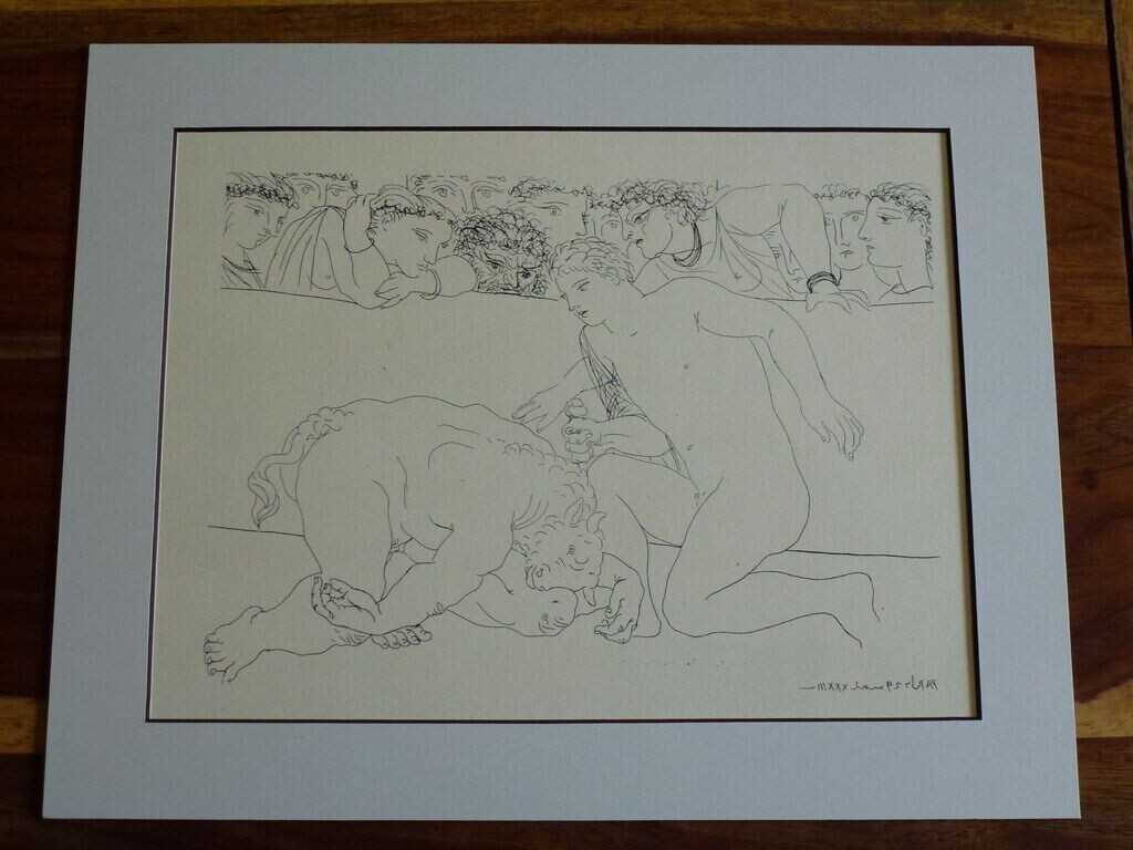 Pablo PICASSO - VOLLARD SUITE #197 - 1956 r.!