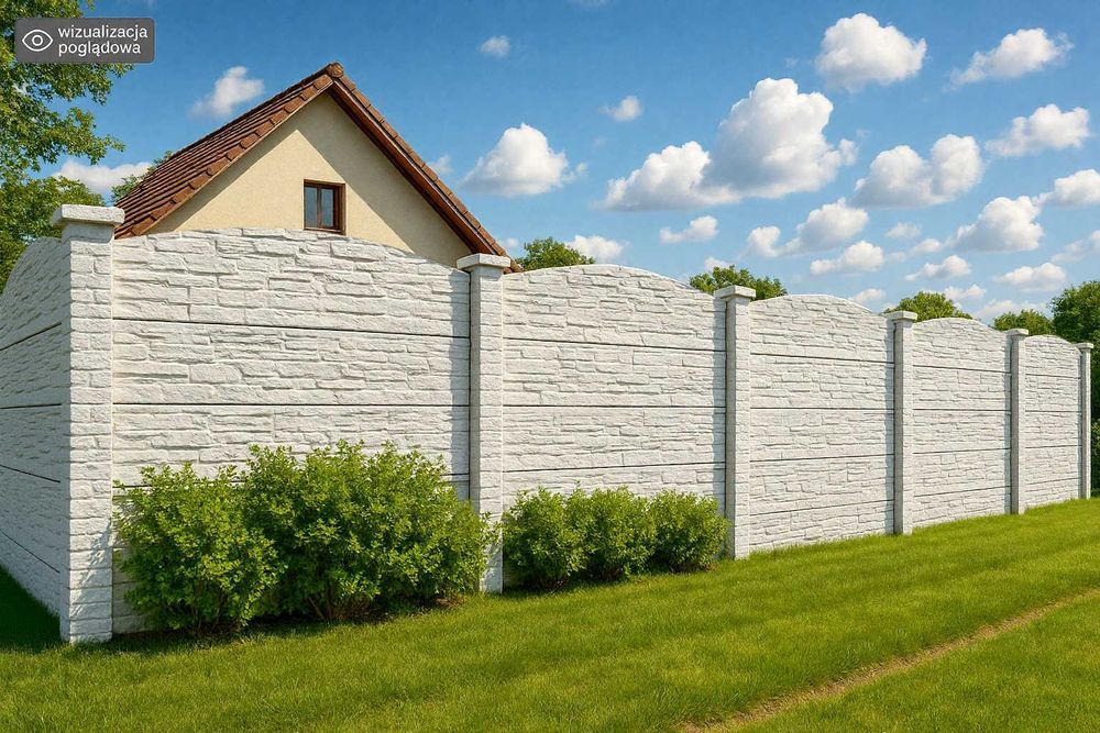 Betonowe ogrodzenia Alk-Bet: Styl i trwałość