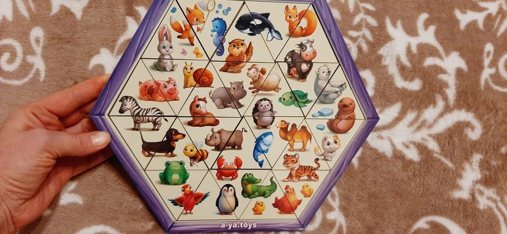 Пазл-головоломка "Тварини"