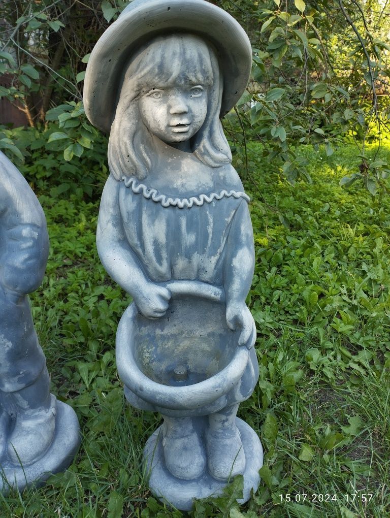 Figurka Ogrodowa Betonowa Kwietnik Donica Taras Doniczka Ogród Działka