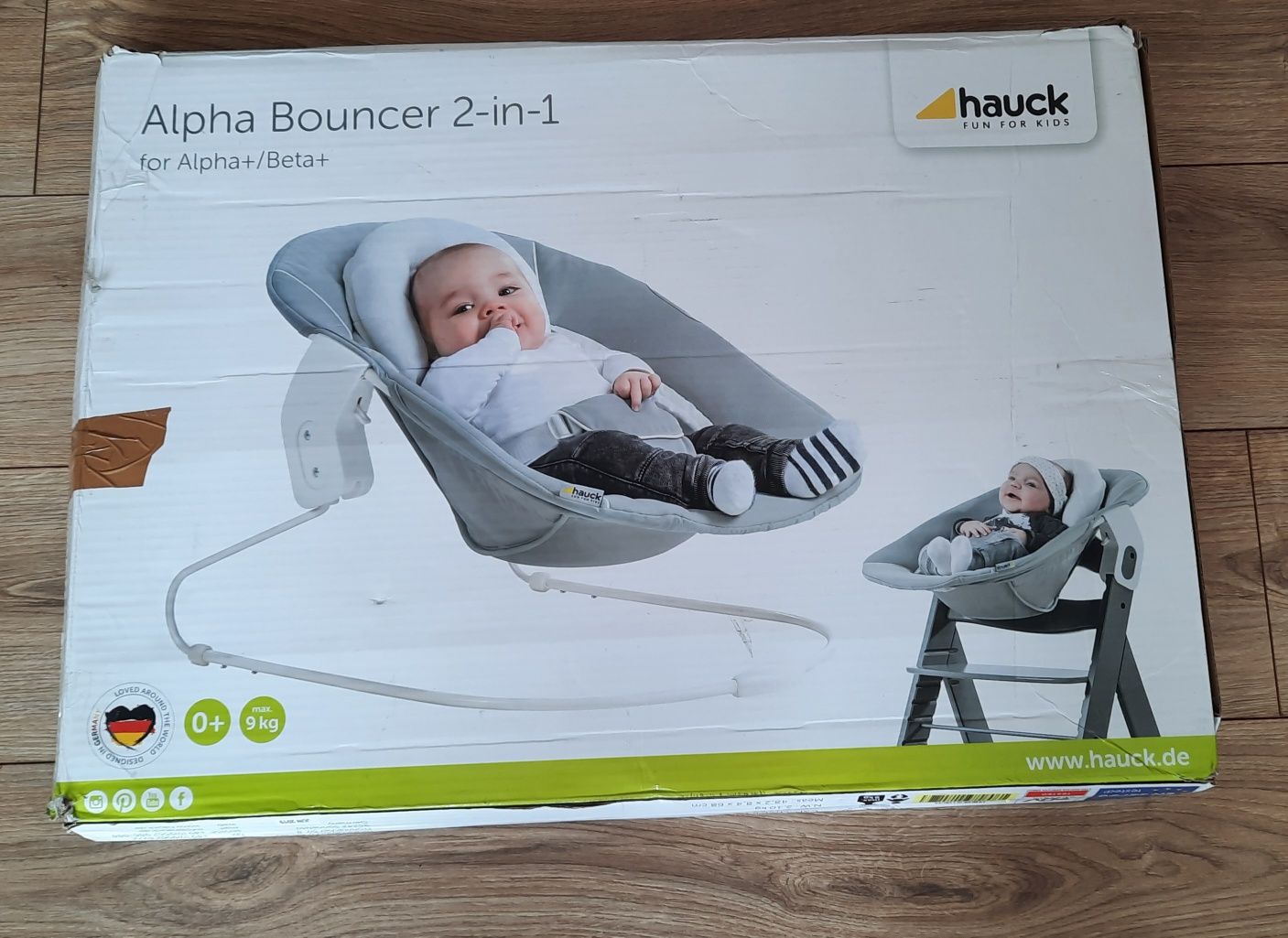 Leżaczek Bujaczek 2w1 Hauk Alpha