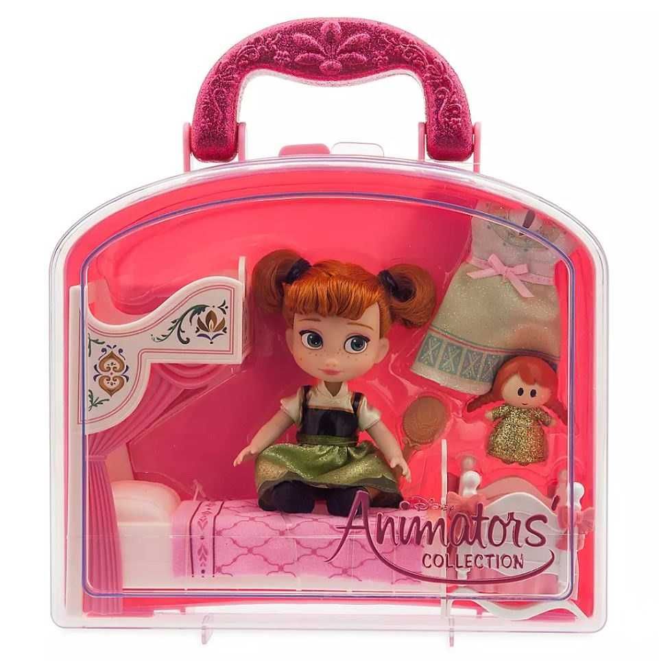 Disney  мини  Анна в чемоданчике Anna Mini Doll Animators Collection