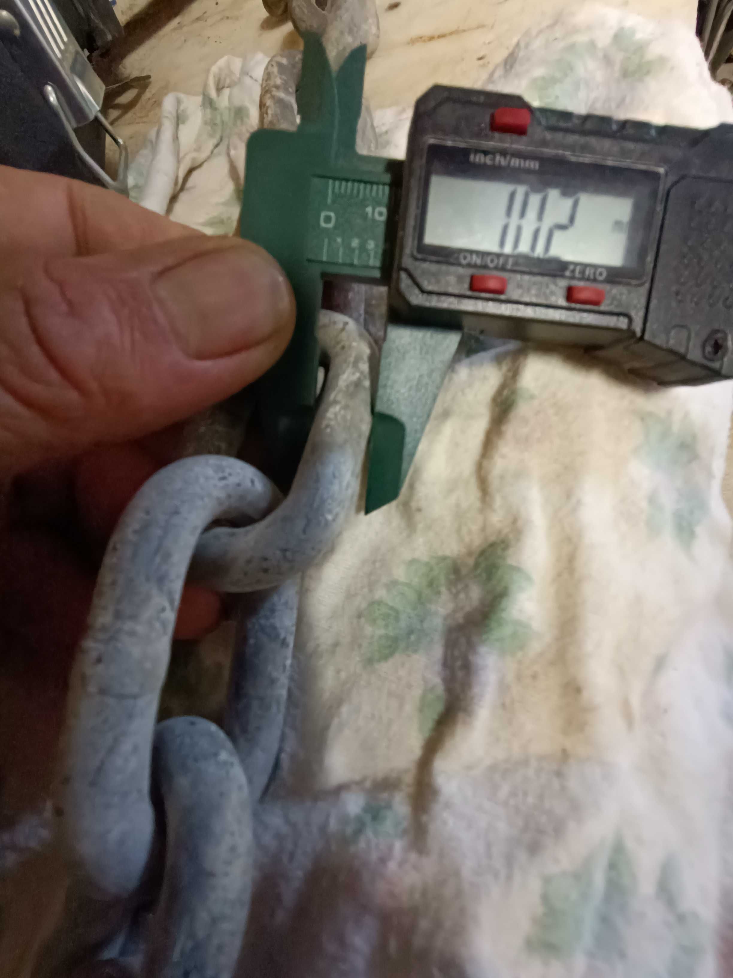 5 Correntes aço com 1 mt e 1 corrente aço 1,5mt