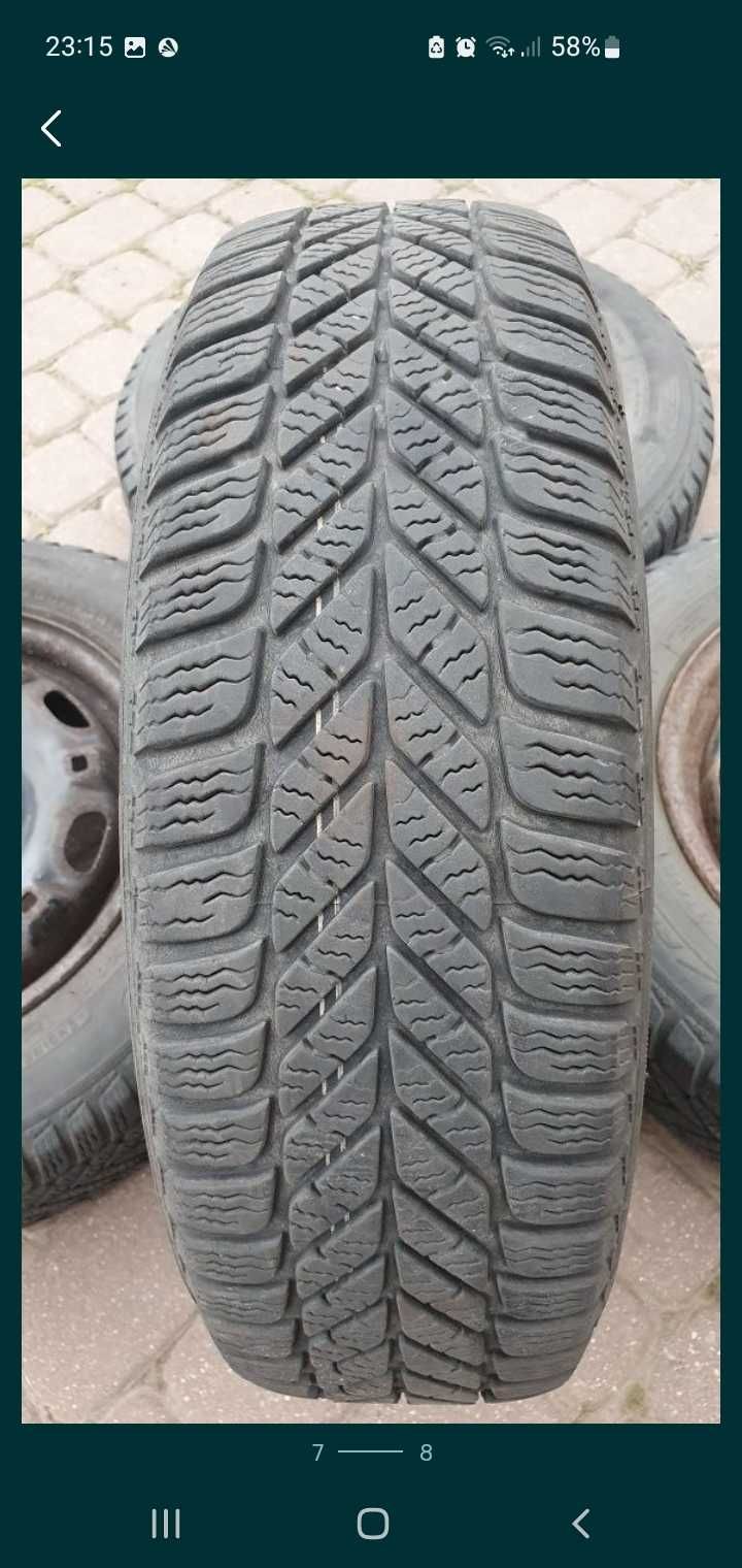 Koła - felgi + zimowe opony Ďębica  165 /70 R14