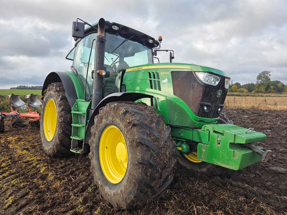John Deere 6210R 50km/h z Niemiec case fendt new holland claas